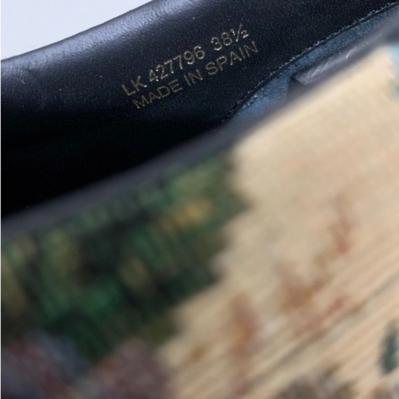 Saint Laurent Tapestry Platform Sneakers - Picture 5 of 7